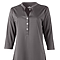 LADIES UPF50 HENLEY Front Angle Left